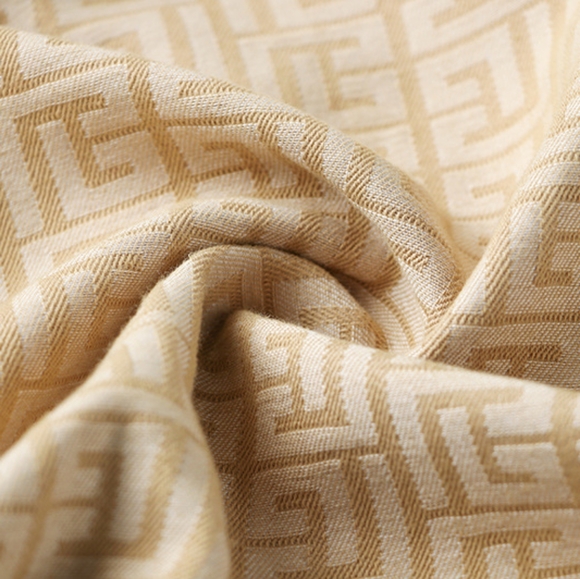 NWT UNBRANDED Beige Jacquard Jacket And Short Matching Set - Picture 15 of 17